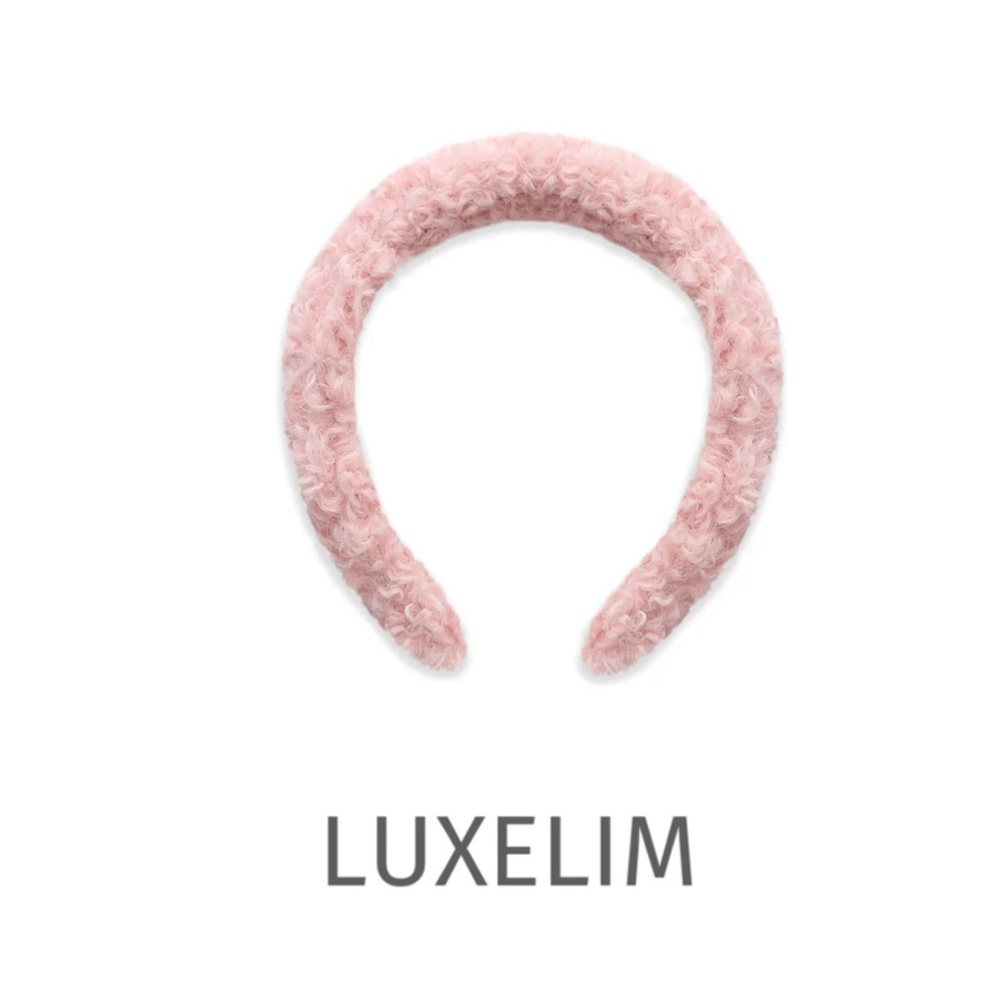 Luxelim teddy pink headband